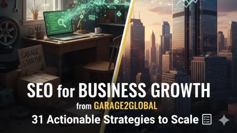 SEO for business growth from Garage2Global empowers businesses with actionable tactics, targeted content, and smart local SEO solutions.