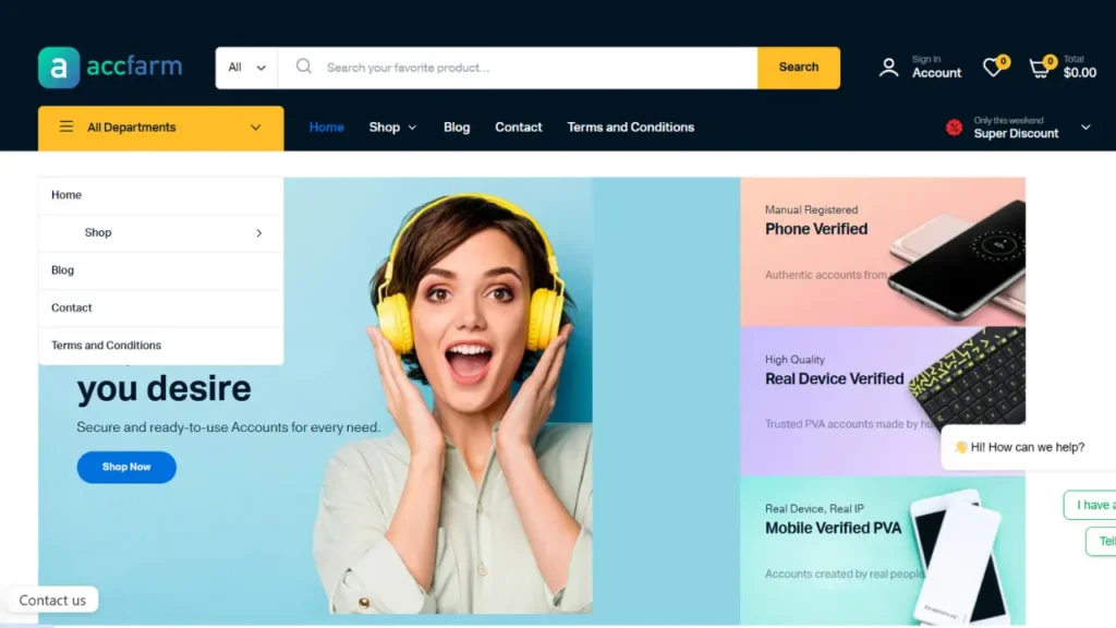 Buy verified social media and email accounts instantly from Accfarm. Trusted marketplace offering phone-verified and real device accounts ready for business or marketing use